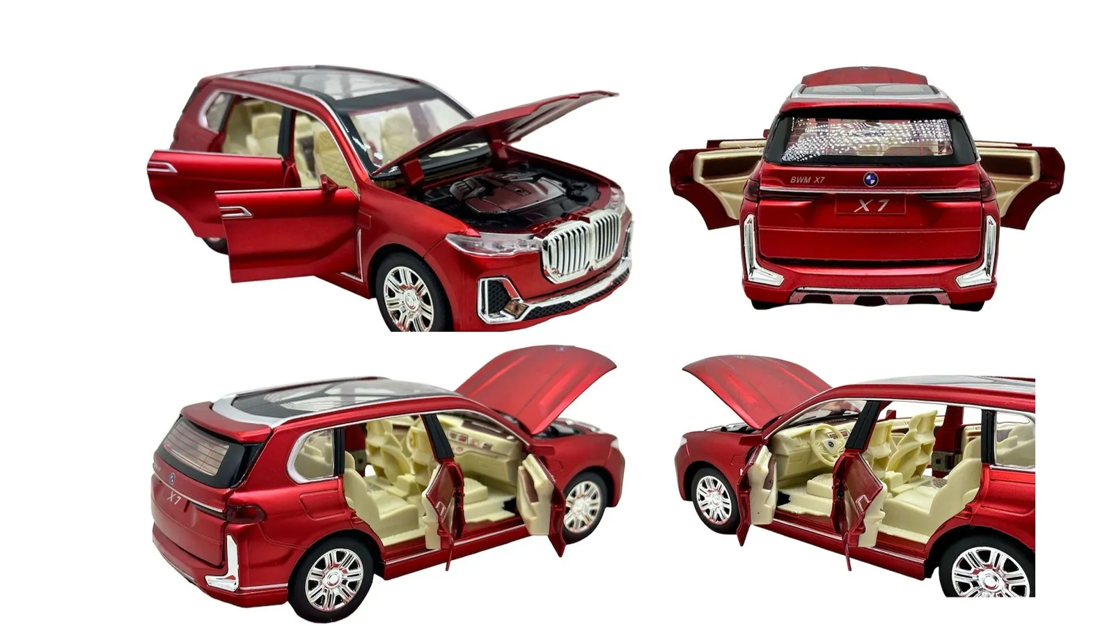 Метална кола BMW X7 SUV – 1:24