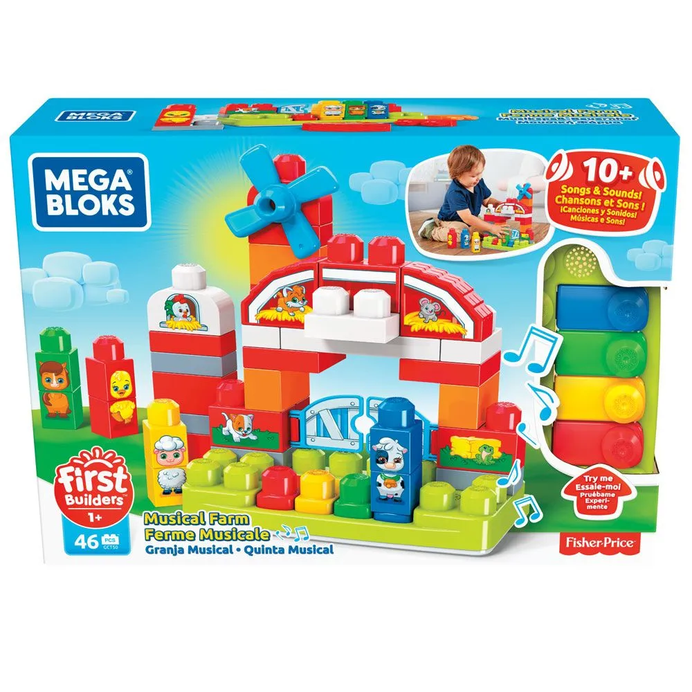 Игрален комплект Mega Bloks, ферма