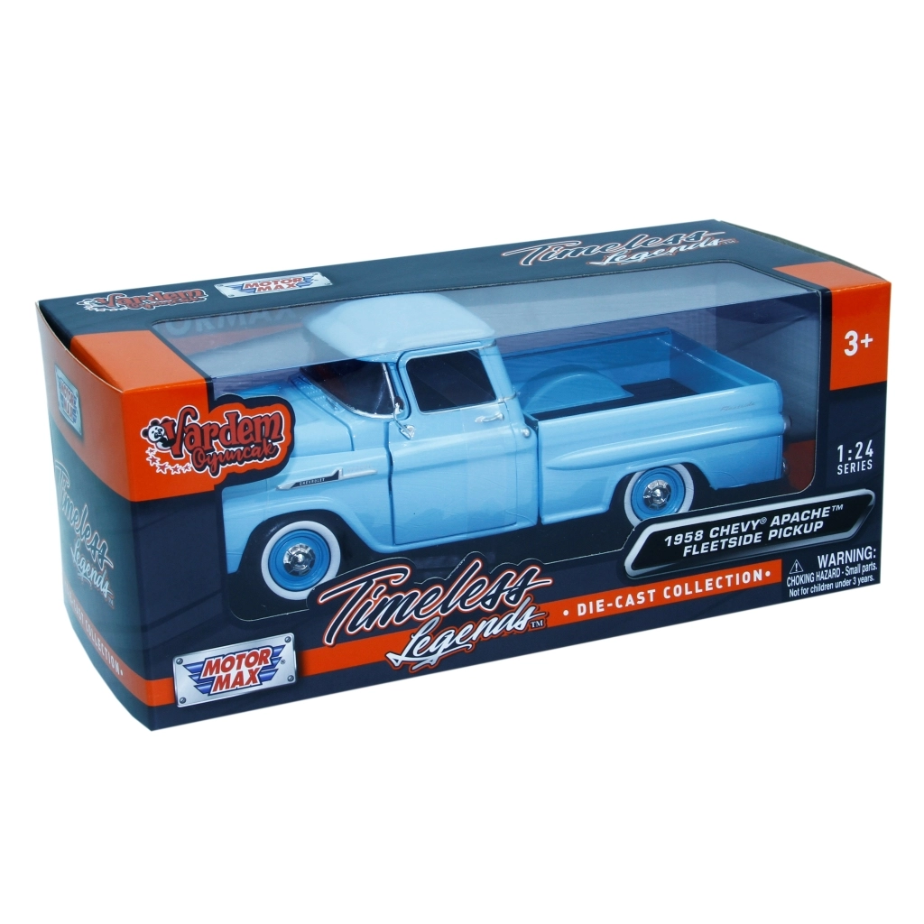 Метален пикап Chevrolet Apache 1958 - 1:24
