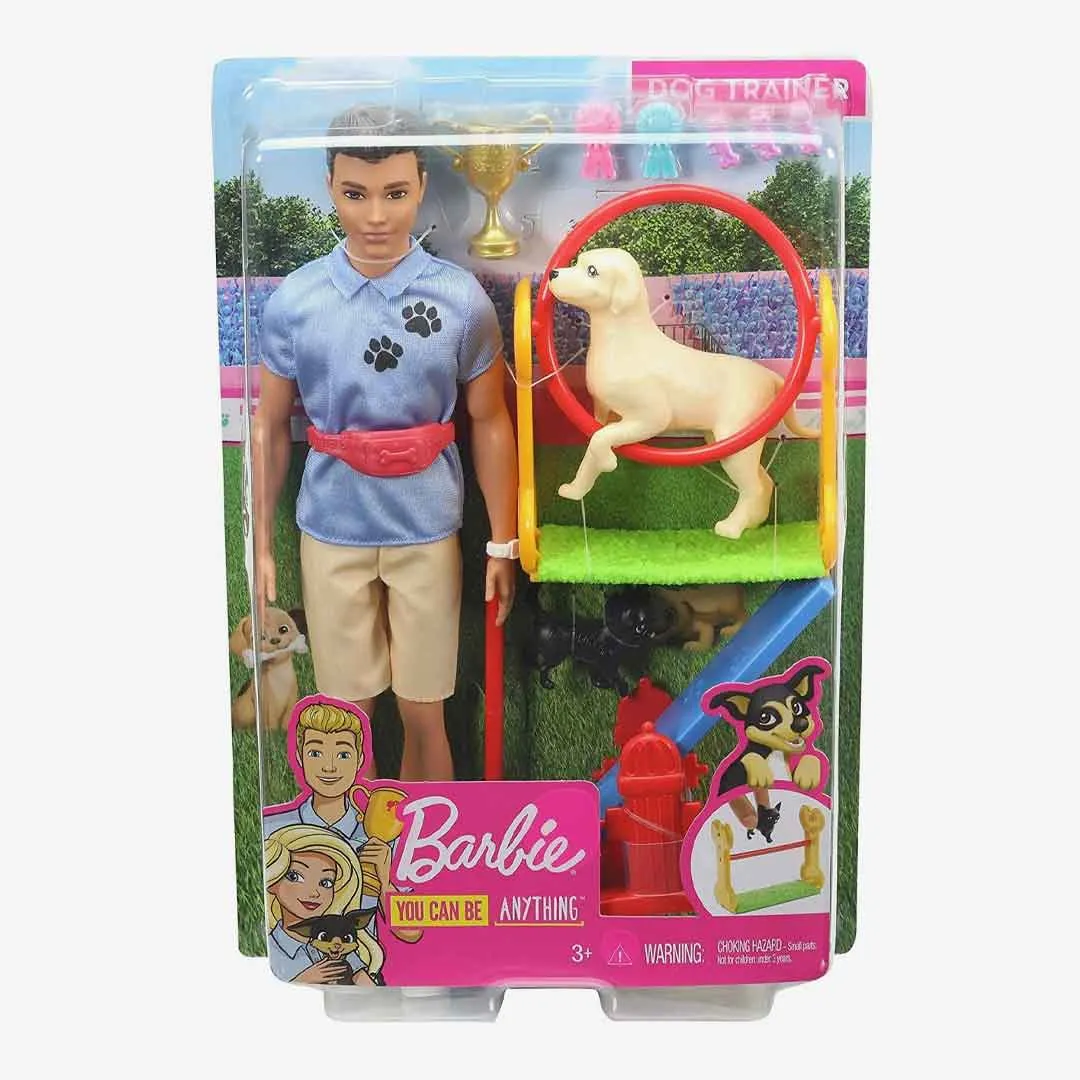 Barbie – Комплект треньор на кучета