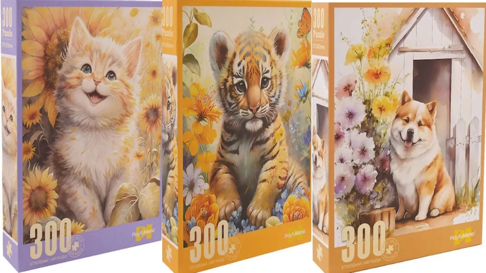 Пъзел с животни – 300 части