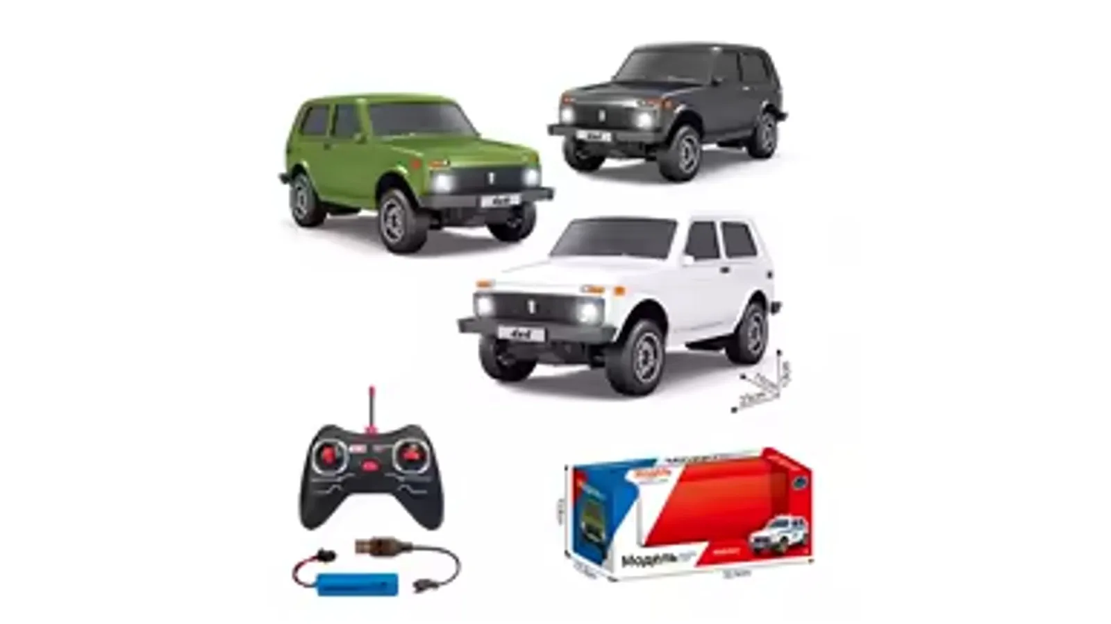 Радиоуправляем джип Lada Niva 4x4
