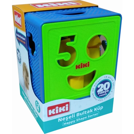 Happy Shape Sorter Cube – 20 Pieces